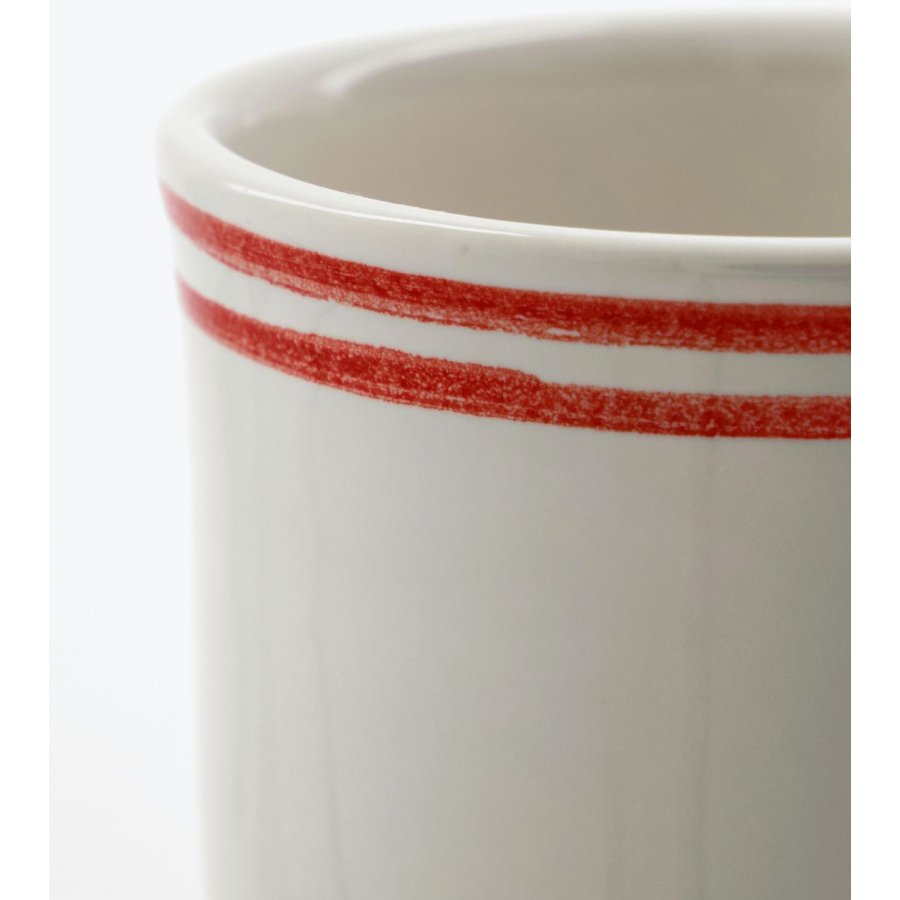 Nicolas Vah&eacute; Bistro Becher 2er Set 27 cl, Rot/Wei&szlig;