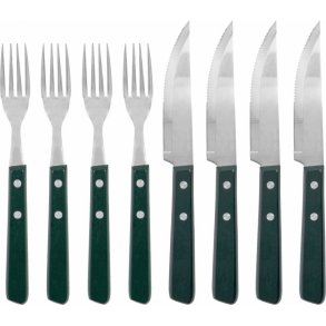 Nicolas Vah&eacute; Steakbesteck 8-teilig, Gr&uuml;n