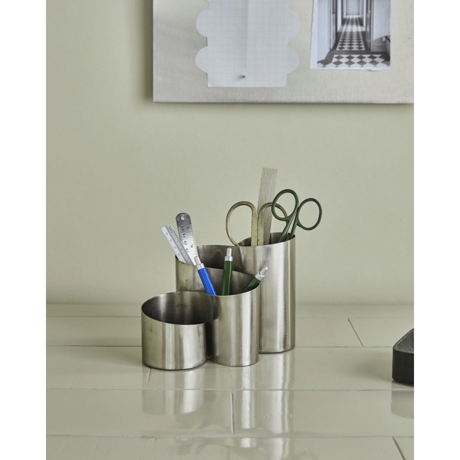 House Doctor Curve Organisator 19x14 cm, S�lvfinish