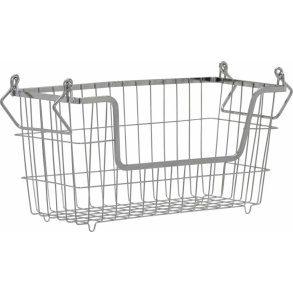 House Doctor Taw Opbevaringskurv 32x16 cm, Krom