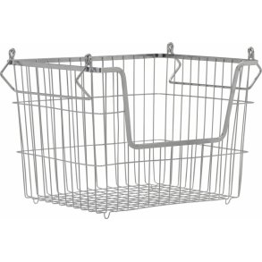 House Doctor Taw Opbevaringskurv 20,3x26,7 cm, Krom
