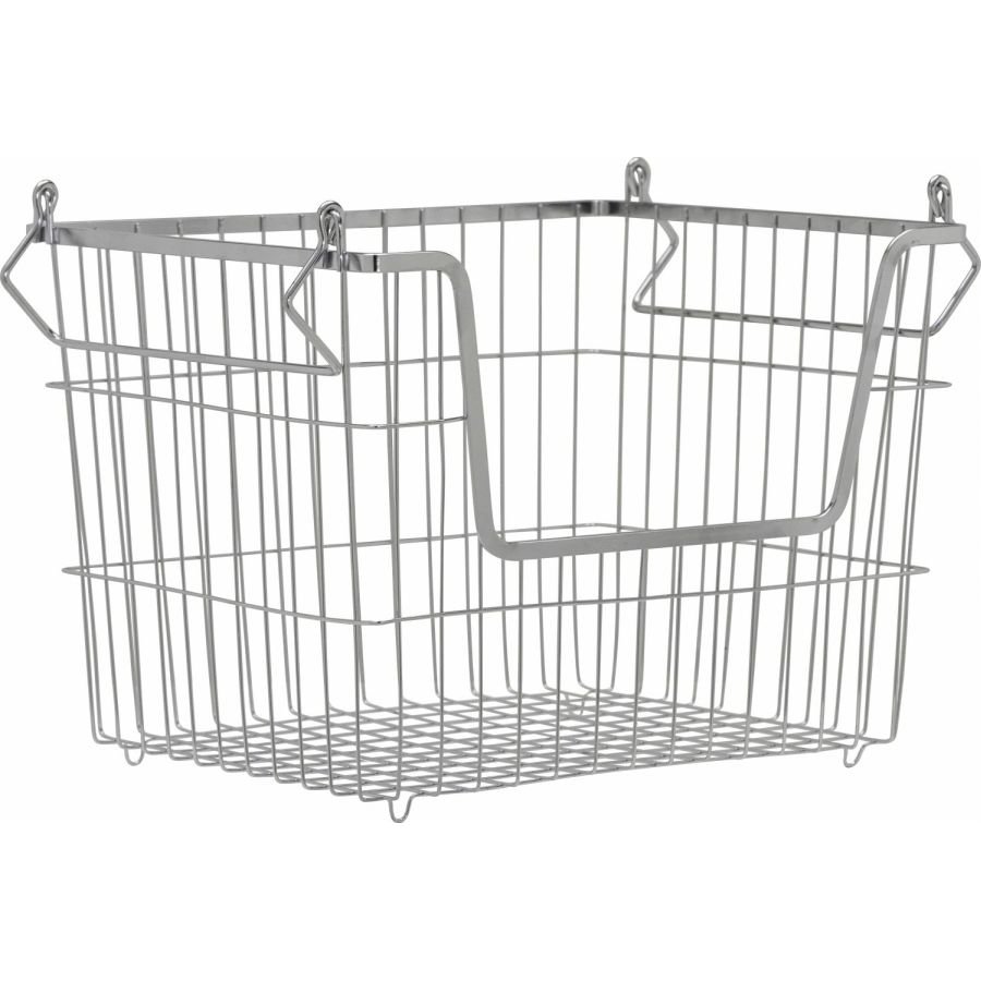 House Doctor Taw Opbevaringskurv 20,3x26,7 cm, Krom