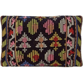 House Doctor Etni Pudebetr�k 30x50 cm, Sort/Multi