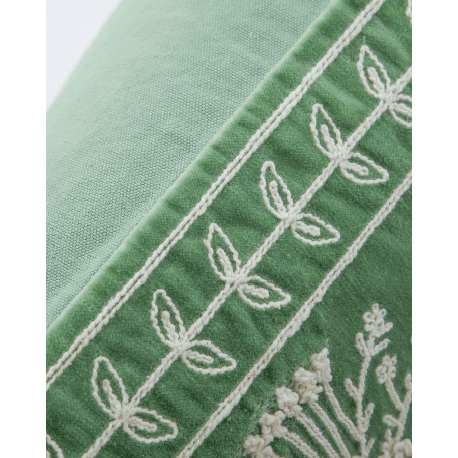 House Doctor Mano Pudebetr�k 50x50 cm, Mintgr�n/Sand