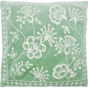 House Doctor Mano Pudebetr�k 50x50 cm, Mintgr�n/Sand