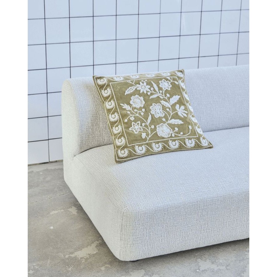 House Doctor Rica Pudebetr�k 50x50 cm, Sennepsgul/Sand