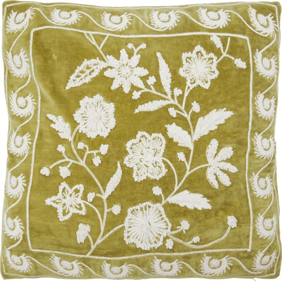 House Doctor Rica Pudebetr�k 50x50 cm, Sennepsgul/Sand