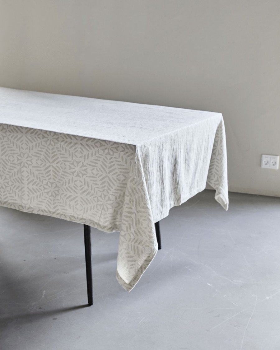 House Doctor Clip Dug 150x260 cm, Hvid/Gr�