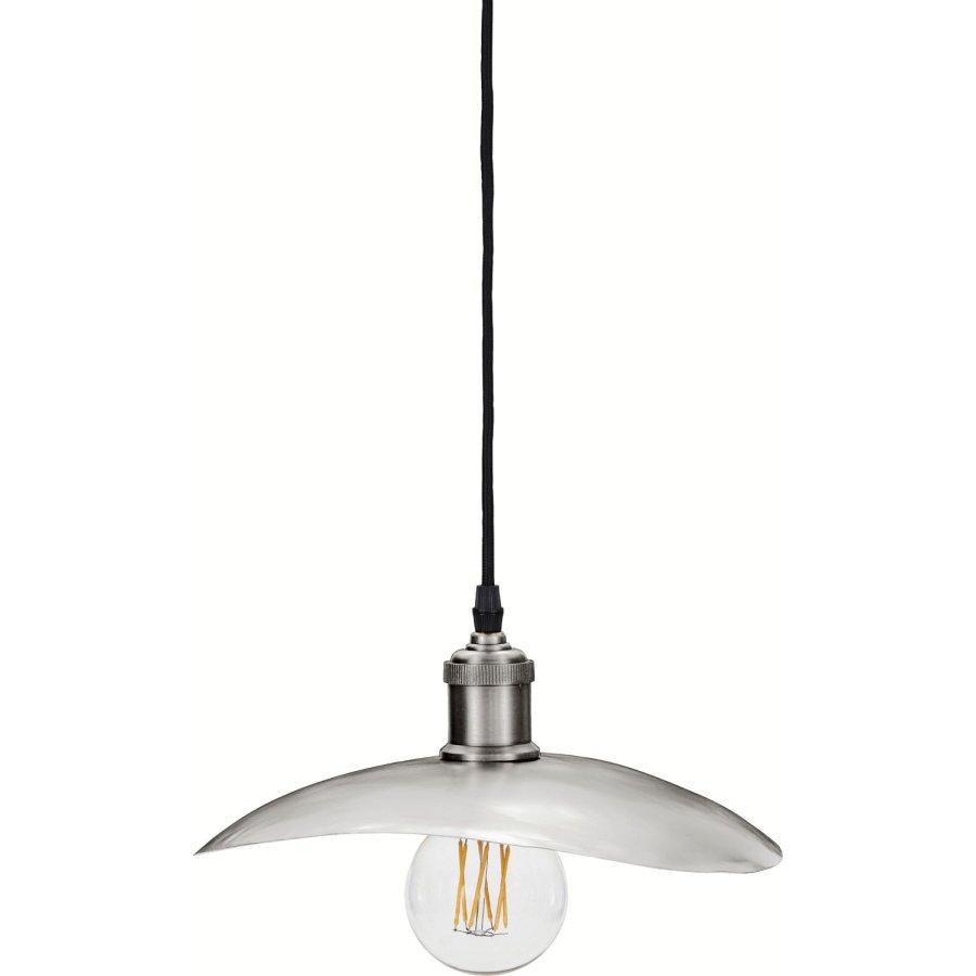 House Doctor Hatt Lampesk�rm 30x28 cm, B�rstet S�lv