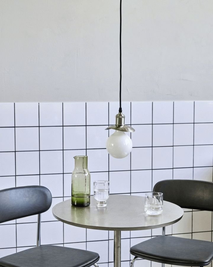 House Doctor Hatt Lampesk�rm 14x13 cm, B�rstet S�lv