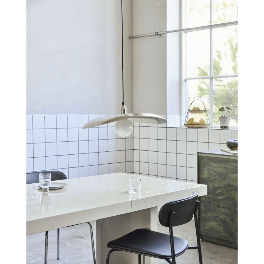 House Doctor Hatt Lampesk�rm �60 cm, B�rstet S�lv