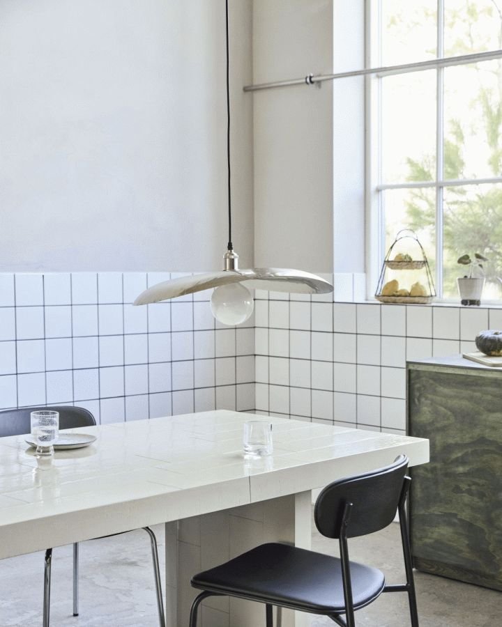 House Doctor Hatt Lampesk�rm �60 cm, B�rstet S�lv