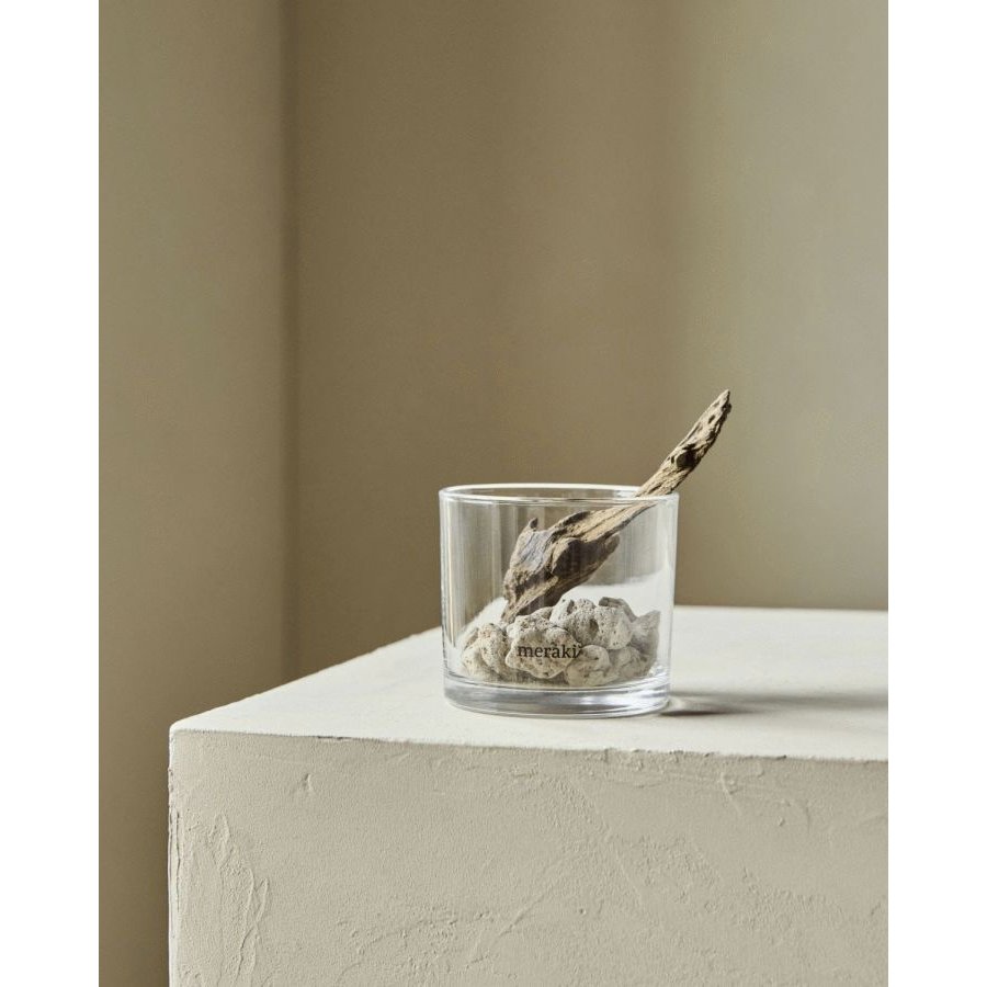 Meraki Lavastone & Wood Duftfrisker, Sort