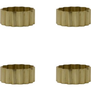 House Doctor Nello Servietring 4 stk. �4,5 cm, Guldfinish