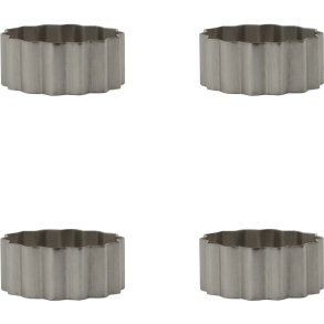 House Doctor Nello Servietring 4 stk. �4,5 cm, S�lvfinish