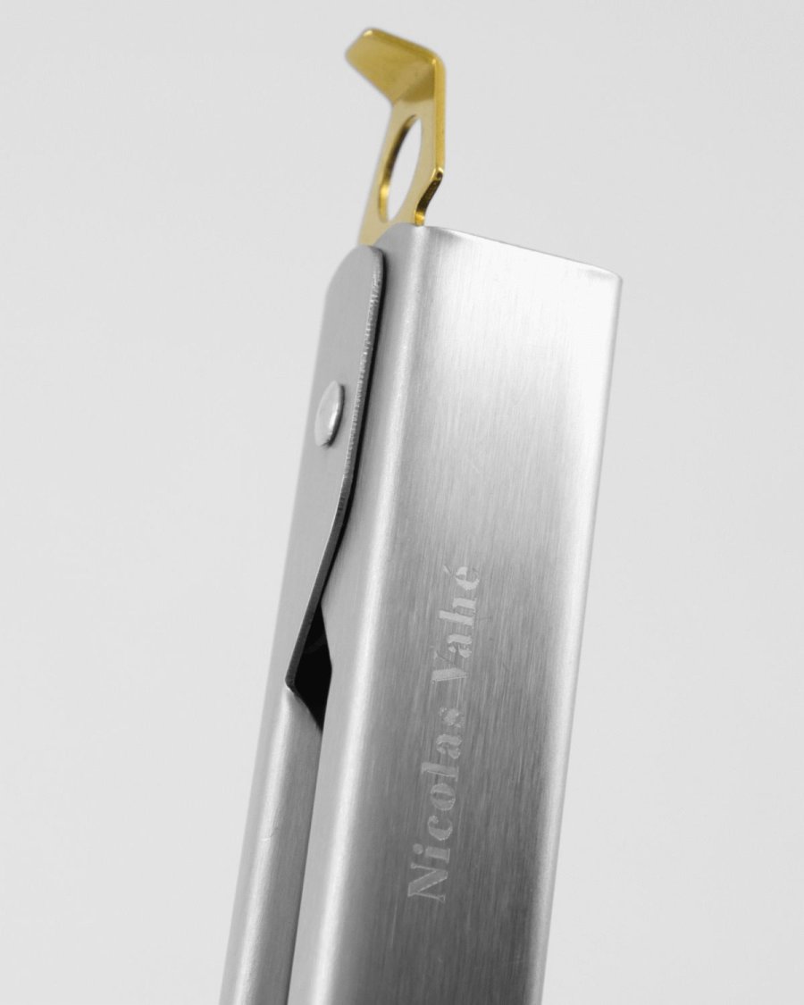 Nicolas Vah&eacute; Grillzange 2er Set, Silberfarbenes Finish