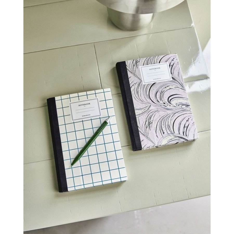 House Doctor Note Notesbog 2 stk. 15x21 cm, Lyser�d/Sand