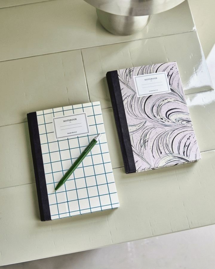 House Doctor Note Notesbog 2 stk. 15x21 cm, Lyser�d/Sand