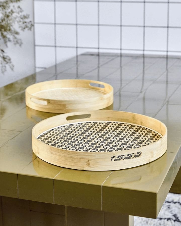 House Doctor Bakke 2 stk, Sort/Natur