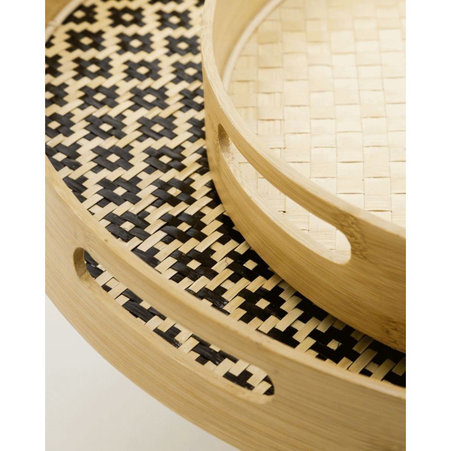 House Doctor Bakke 2 stk, Sort/Natur