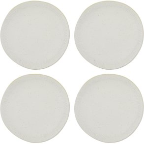 House Doctor Serve Tallerken 4 stk. 22,5 cm, Off White