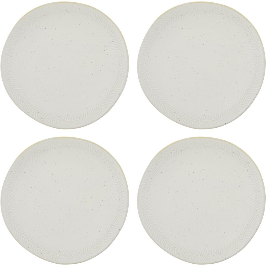 House Doctor Serve Tallerken 4 stk. 22,5 cm, Off White