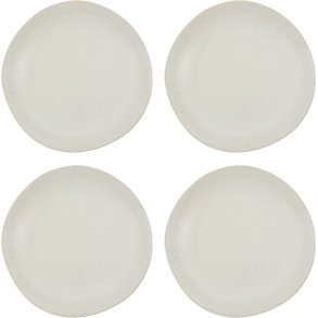 House Doctor Serve Tallerken 4 stk. 26,5 cm, Off White
