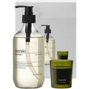 Meraki Gave�ske m. H�nds�be og Duftlys, Winter Whisp