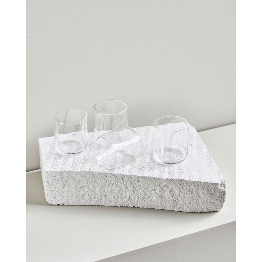 House Doctor Sand Drikkeglas 4 stk. 30 cl, Klar