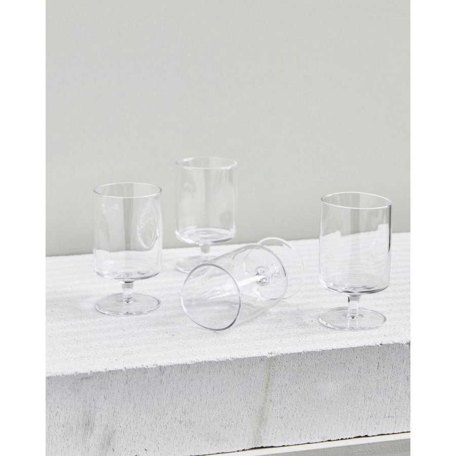 House Doctor Sand Vinglas H�j 4 stk. 30 cl, Klar