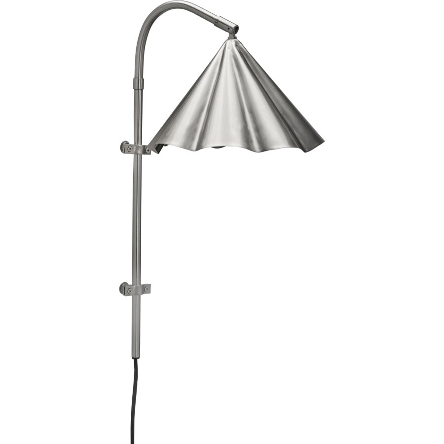 House Doctor Flola V�glampe 51 cm, B�rstet S�lvfinish
