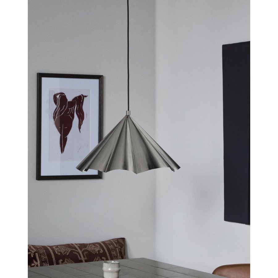 House Doctor Flola Pendel �50 cm, B�rstet S�lvfinish