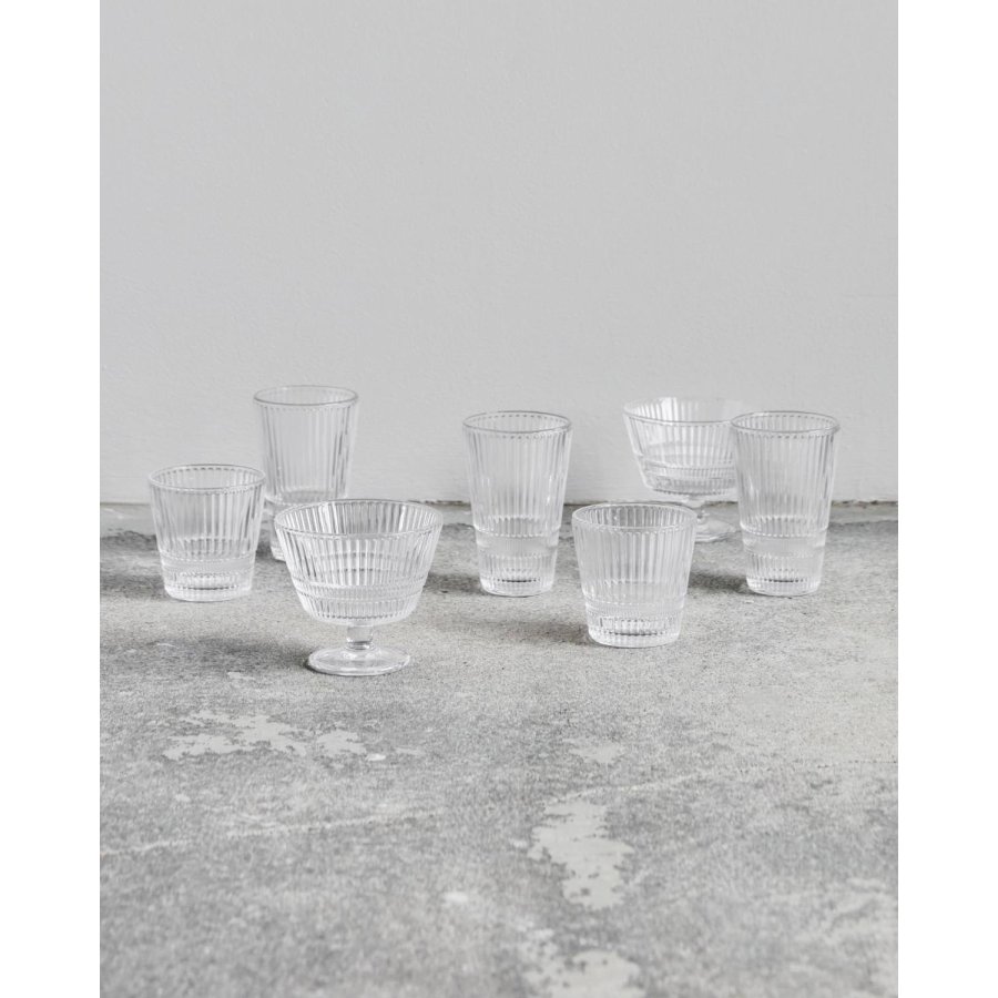 House Doctor Slots Wasserglas 4er Set 24 cl, Klar
