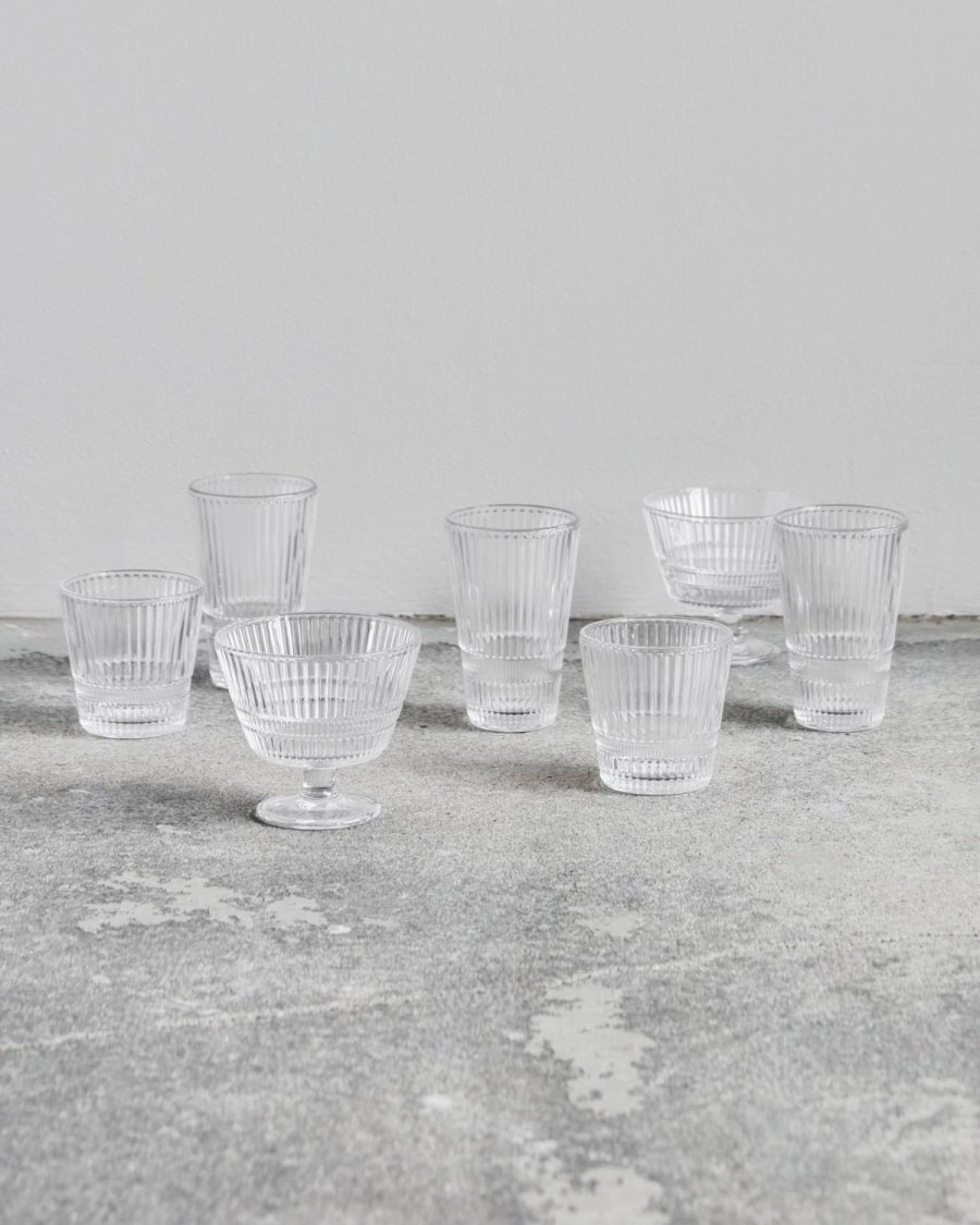 House Doctor Slots Wasserglas 4er Set 24 cl, Klar