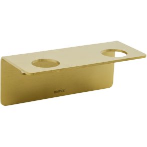 Meraki Seifenhalter f&uuml;r 2 Flaschen, Oberfl&auml;che Aus Geb&uuml;rstetem Messing