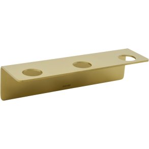 Meraki Seifenhalter f&uuml;r 3 Flaschen, Oberfl&auml;che Aus Geb&uuml;rstetem Messing