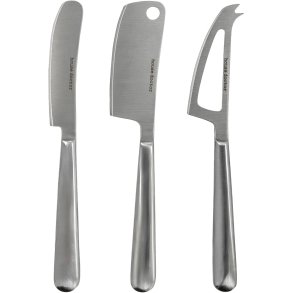 House Doctor Cheese Osteknive 3 stk, S�lvfinish