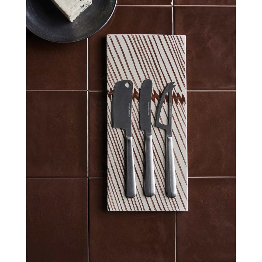 House Doctor Cheese Osteknive 3 stk, S�lvfinish