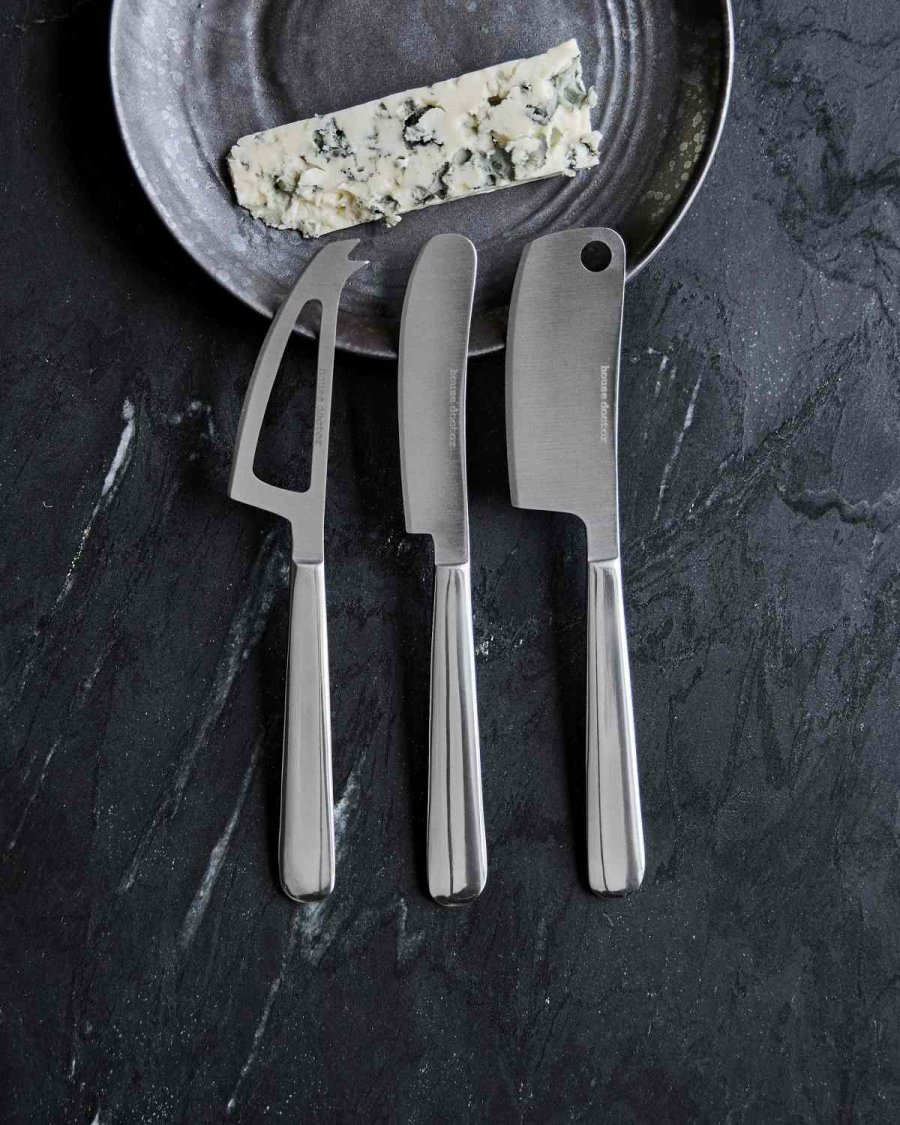 House Doctor Cheese Osteknive 3 stk, S�lvfinish