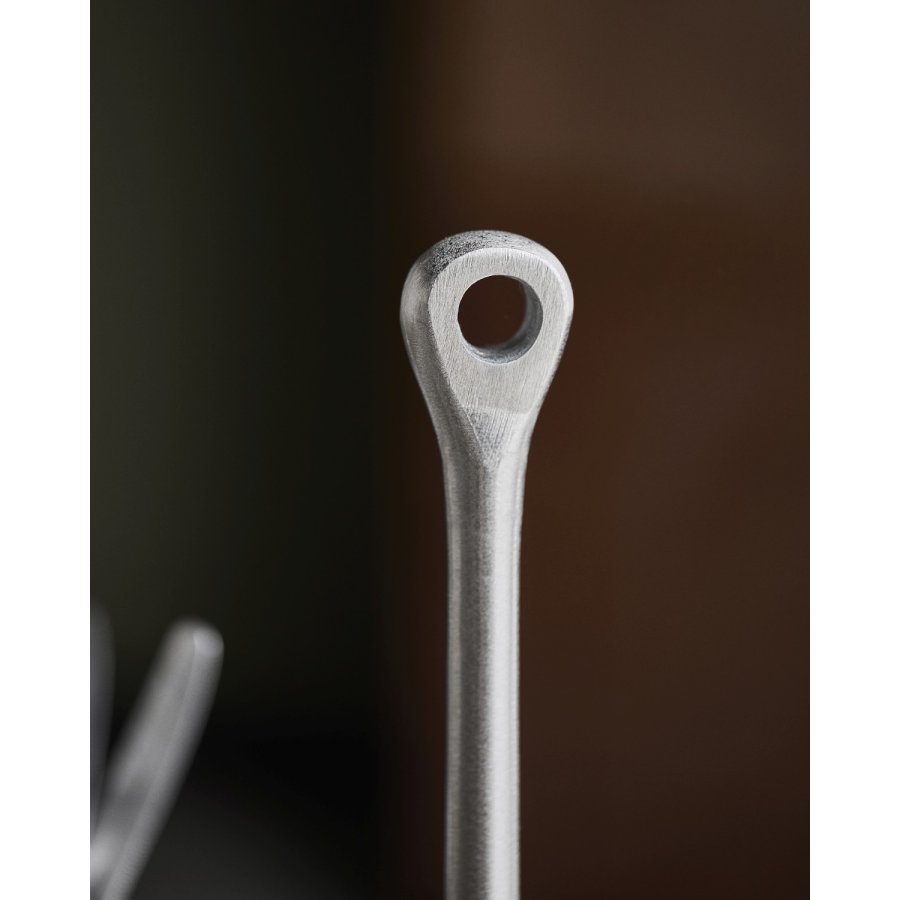 House Doctor Eden K�kkenrulleholder H35,5 cm, B�rstet S�lvfinish