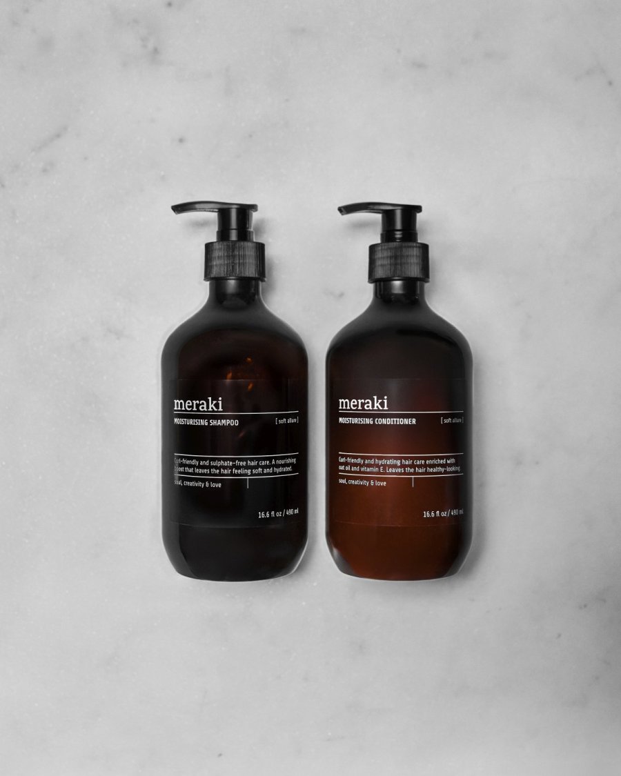 Meraki Moisturising Conditioner 490 ml, Soft Allure