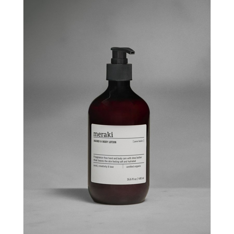 Meraki Hand- und Bodylotion 490 ml, Pure Basic