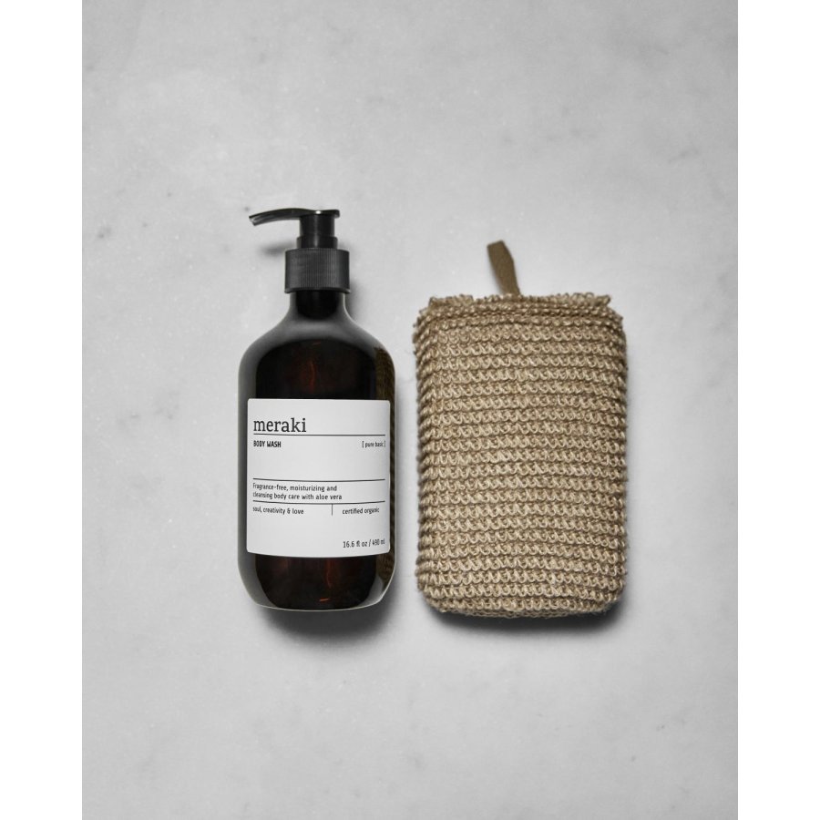 Meraki Body Wash 490 ml, Pure Basic