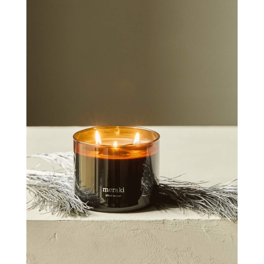 Meraki Duftlys �10/H7,5 cm, Silent Amber