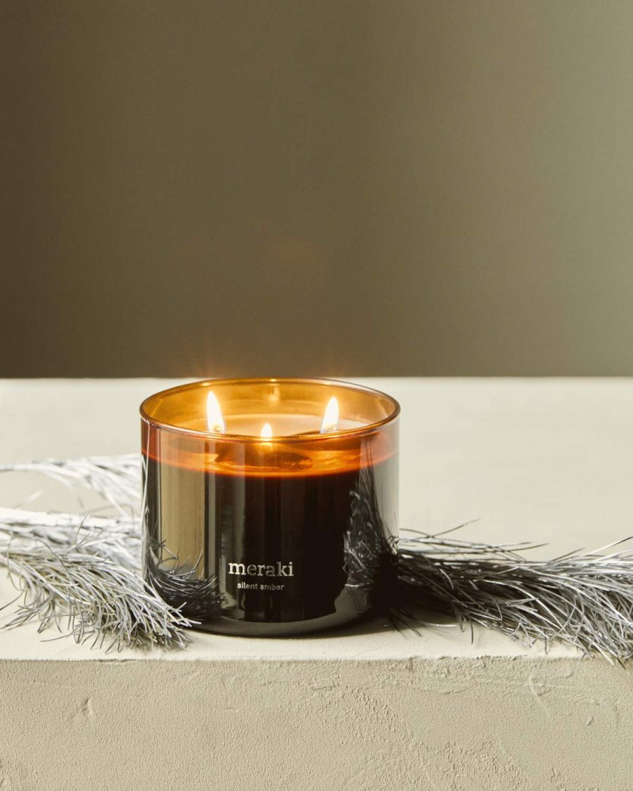 Meraki Duftlys �10/H7,5 cm, Silent Amber