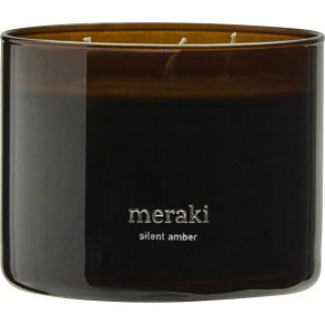 Meraki Duftlys �10/H7,5 cm, Silent Amber