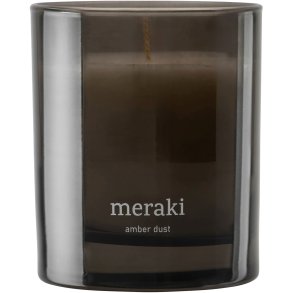 Meraki Duftkerze �8/H9,5 cm, Amber Dust