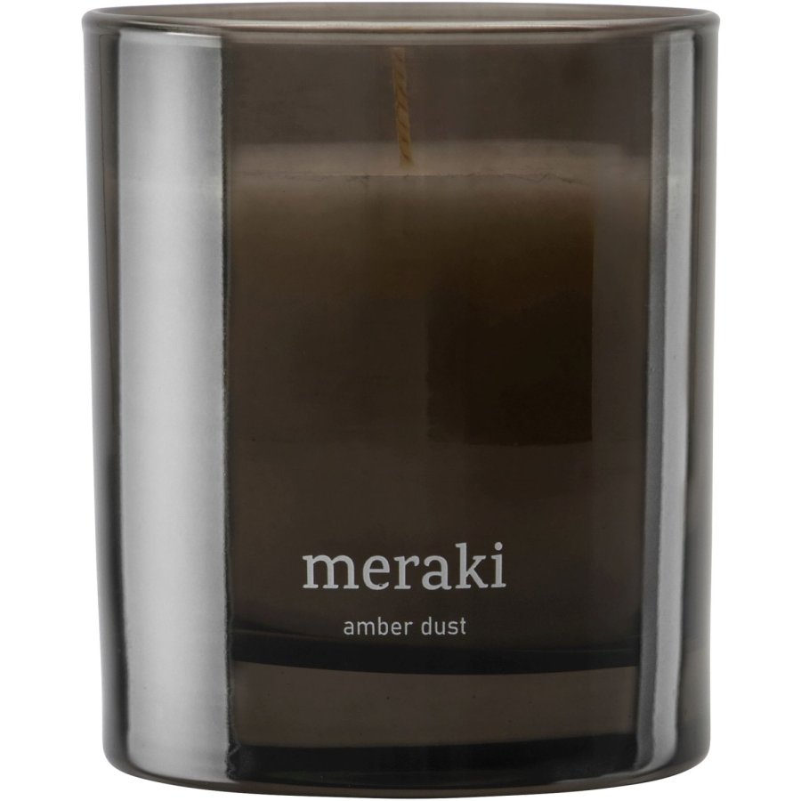 Meraki Duftkerze �8/H9,5 cm, Amber Dust
