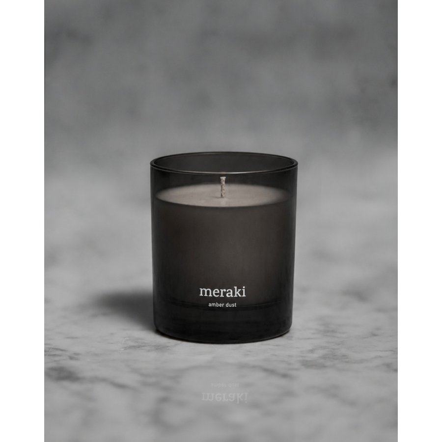 Meraki Duftkerze �8/H9,5 cm, Amber Dust