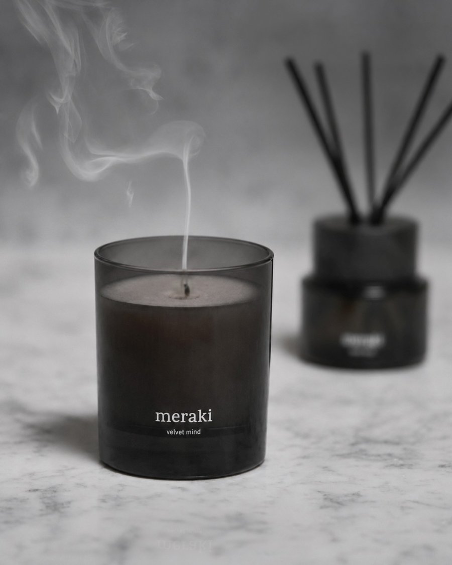 Meraki Duftkerze �8/H9,5 cm, Velvet Mind